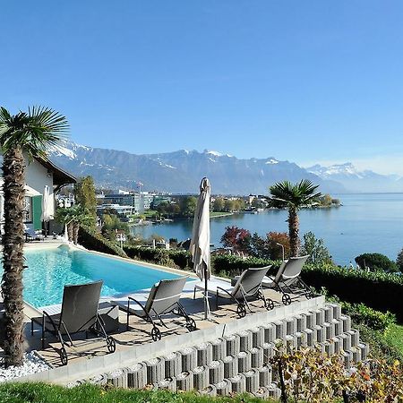 B&B Corseaux Beach Vevey Exterior foto