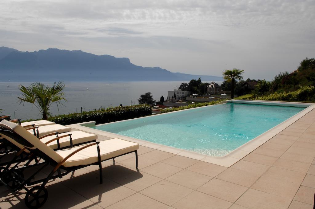 B&B Corseaux Beach Vevey Exterior foto