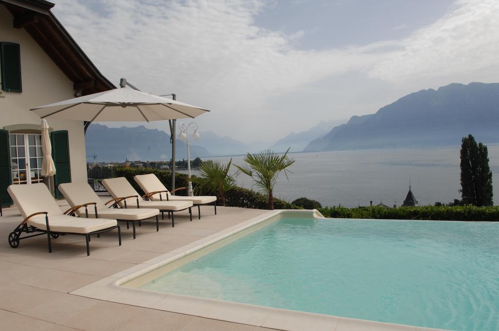 B&B Corseaux Beach Vevey Exterior foto