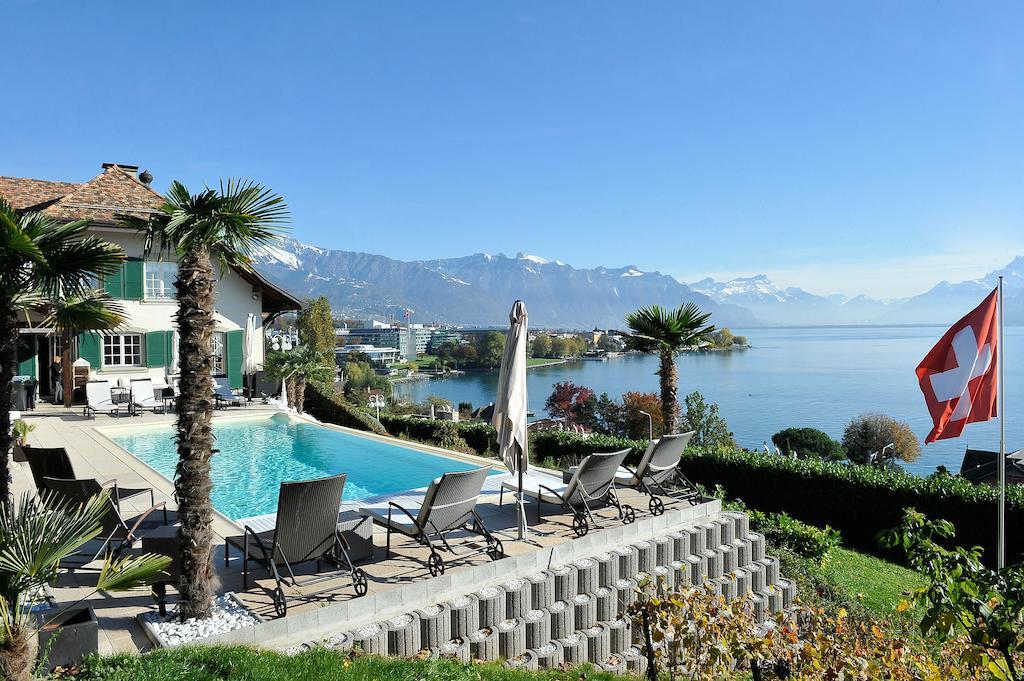 B&B Corseaux Beach Vevey Exterior foto